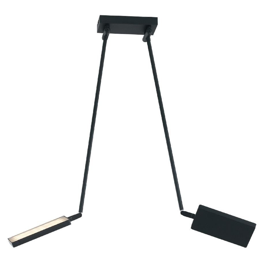 BOOK LED Ceiling Light 200cm 36W In Aluminum