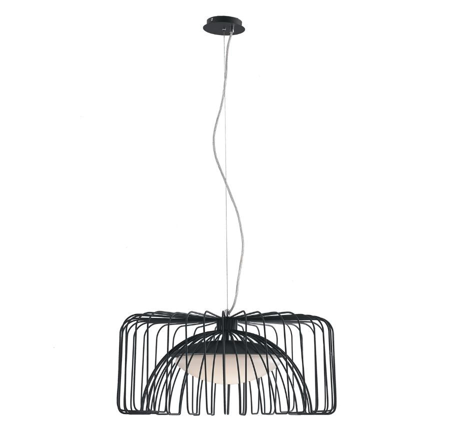 Lampadario COUGAR LED 120 cm 24W in Metallo