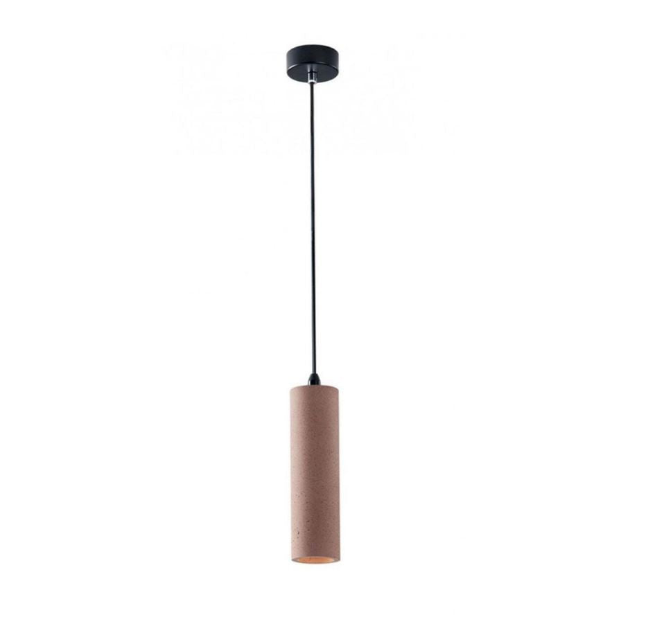 Lampada KRUK Cilindrica a Sospensione Led(GU10) 130 cm In Cemento