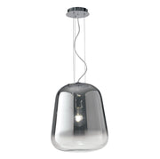 Lampadario SMOKE a Sospensione Led(E27) 34 cm in Vetro