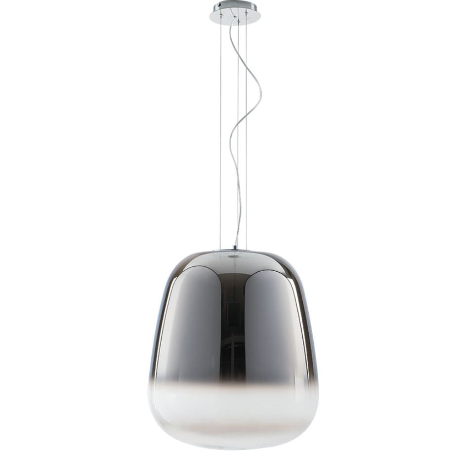 Lampadario SMOKE a Sospensione Led(E27) 45cm in Vetro