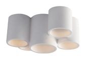 BANJIE 5-light Led ceiling light (GU10) 29.6 cm in plaster