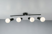 Plafoniera PUNTO 4 Portalampade Led(E27) 68 cm in Metallo