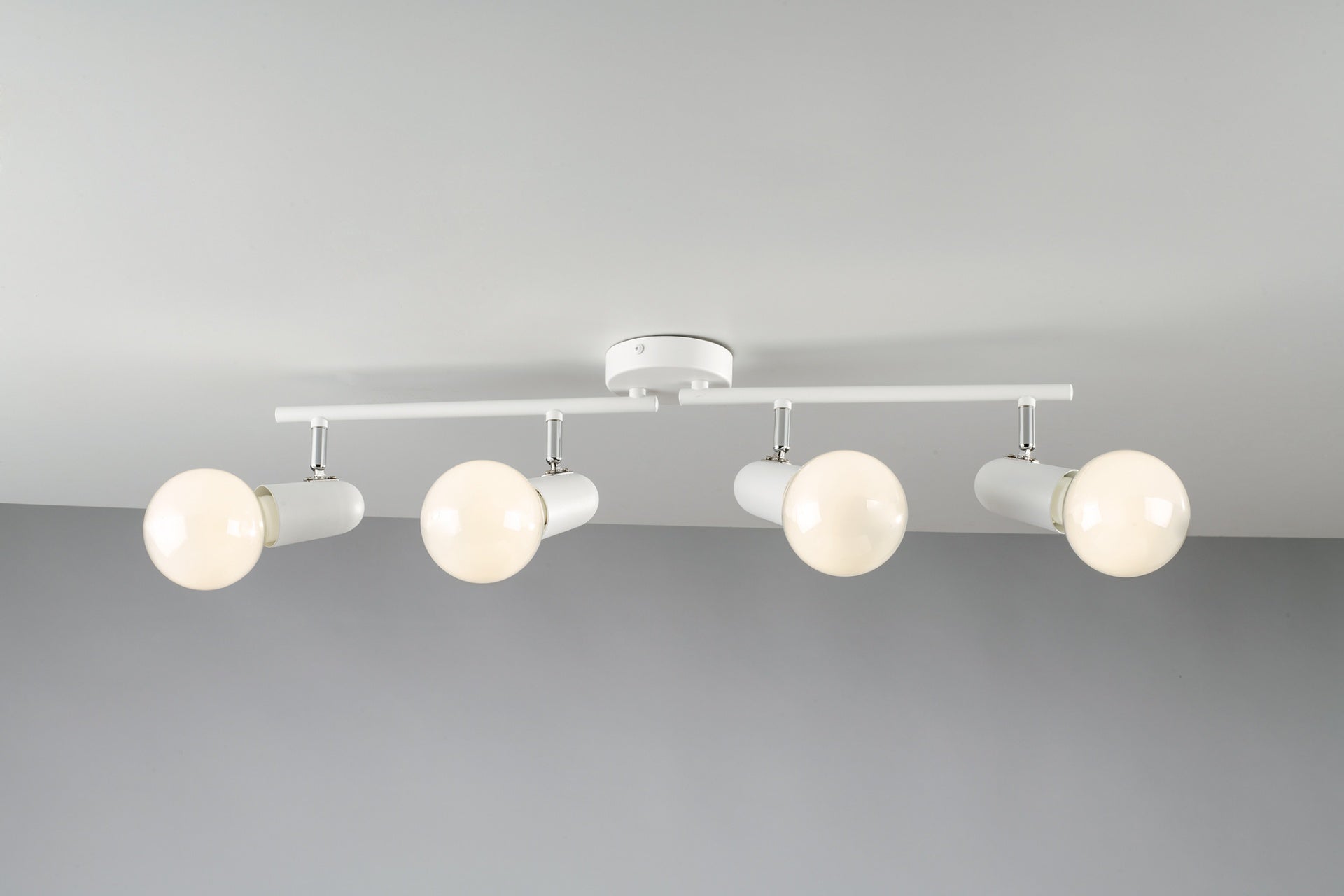 Plafoniera PUNTO 4 Portalampade Led(E27) 68 cm in Metallo