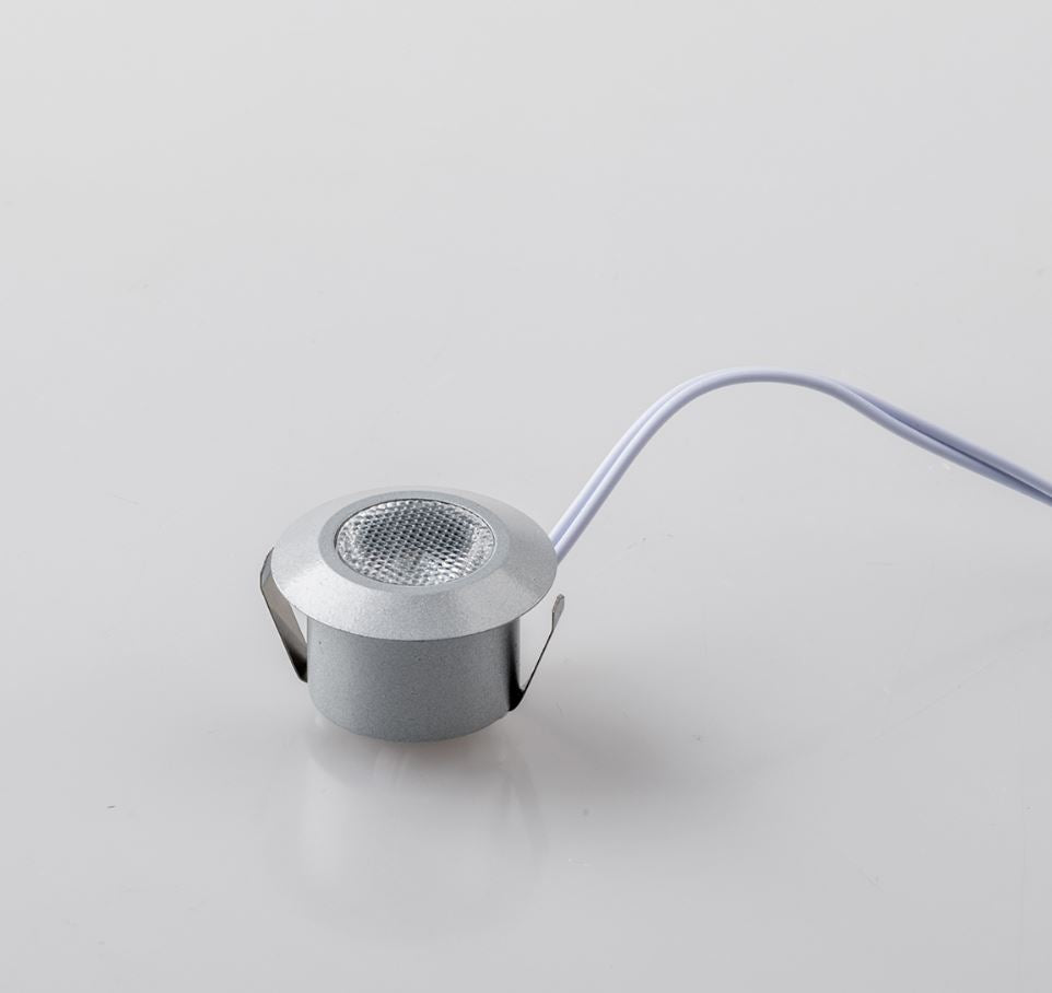 Kit 3 faretti ASSO Da Incasso Rotondi Led 1W in alluminio