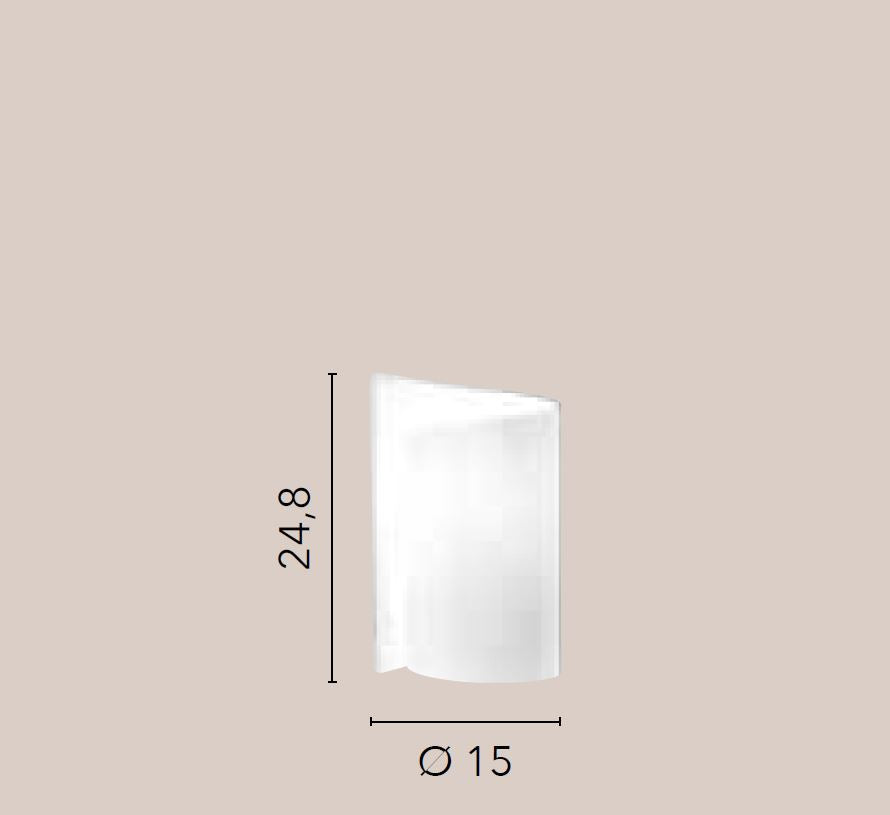 Lampada IMAGINE Led( E27) 15 cm In Vetro