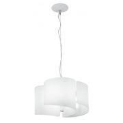 Lampada IMAGINE a Sospensione 3 luci Led(E27) 120cm In Vetro
