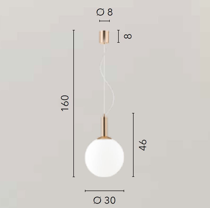 Lampadario HERA a Sospensione Led(E27) 160 cm In Metallo