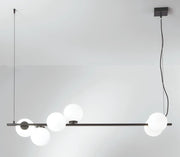 Lampadario ENOIRE 6 Luci Led(E14) 120 cm in Metallo