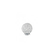 Abatjour ASTRA Led(E27) 21 cm in Alluminio e Cristalli K9