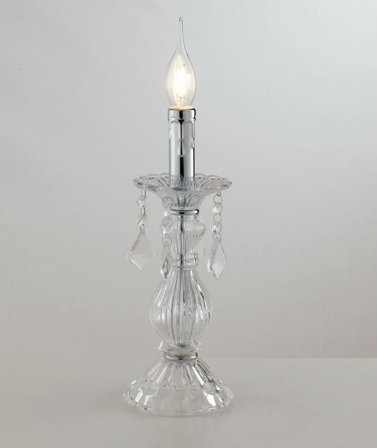 Lampada CRISTALLO Led(E14) 31 cm in Cristallo