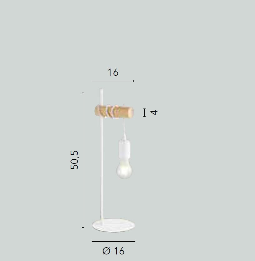 ARIZONA Led Lamp (E27) 50.5 cm In Metal