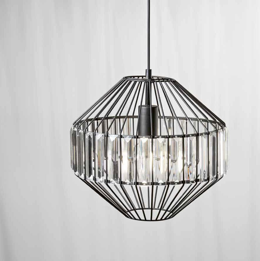 Lampadario OPIUM a Sospensione Led (E27) 33,5 cm In Metallo