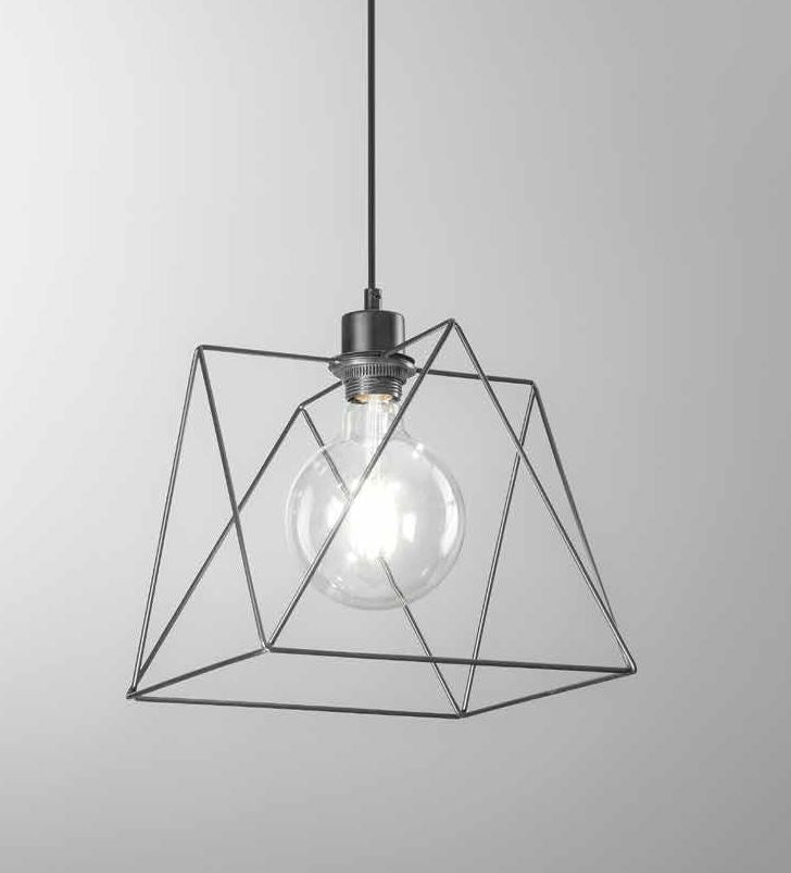 Lampadario SANTANA a Sospensione Led (E27) 25 cm In Metallo