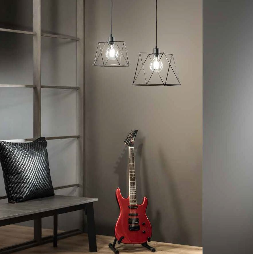 Lampadario SANTANA a Sospensione Led (E27) 25 cm In Metallo