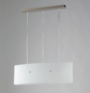 Lampadario AMSTERDAM a Sospensione 3 Luci Led (E27) 65 cm In Vetro