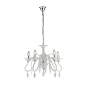 Lampadario ESTEFAN a Sospensione 5 Luci Led (E14) 53 cm In Acrilico