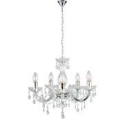 Lampadario HOUSTON a Sospensione 5 Luci Led (E14) 44 cm In Acrilico