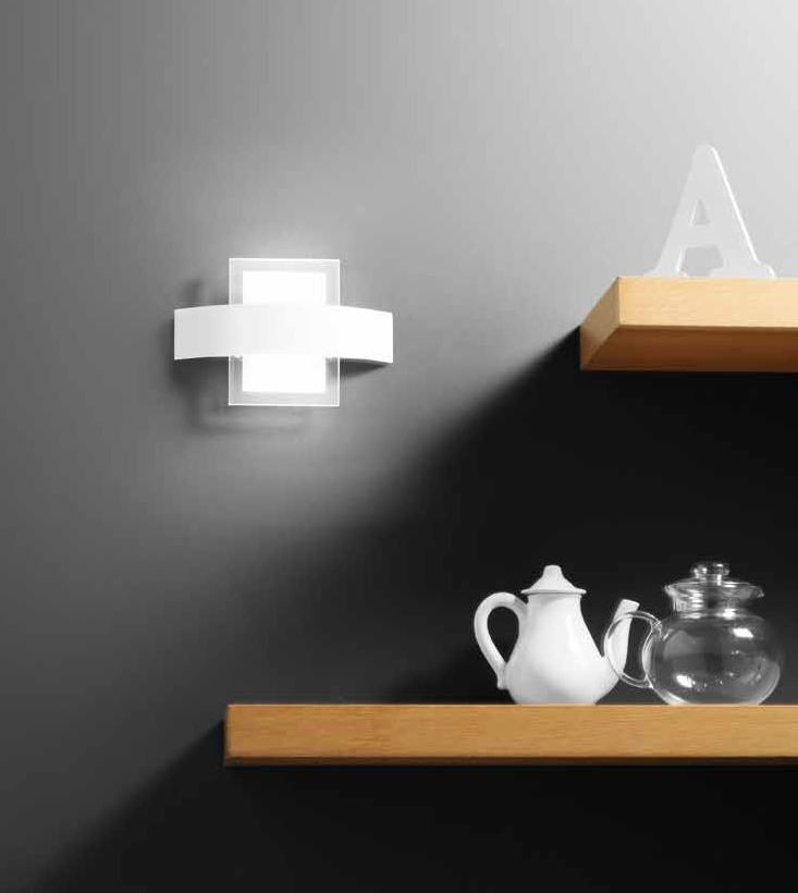 Applique TRESOR LED 24 cm 11W in Metallo