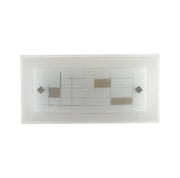 Applique MUSA (E27) 1 Luce in Vetro 30X8,5X15CM