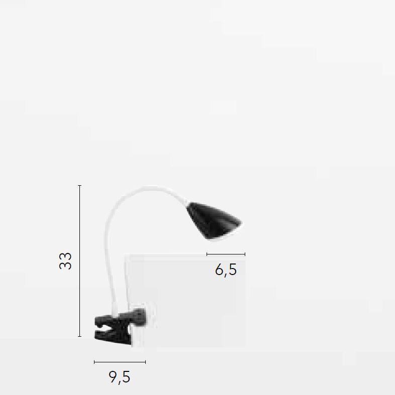 Lampada HEGEL da Tavolo Led 3,7W 33 cm In Metallo