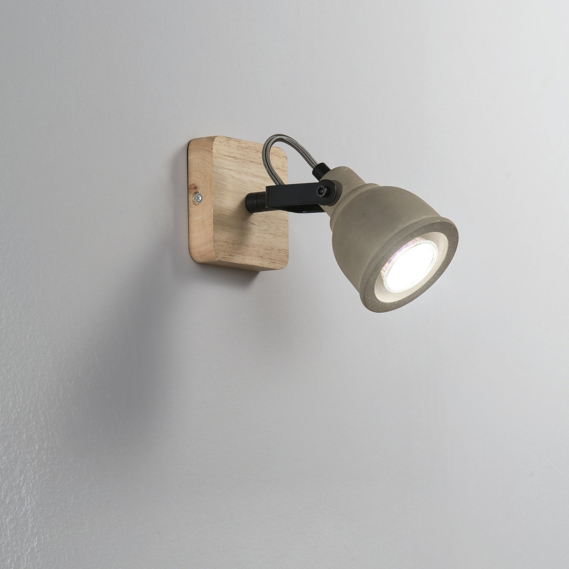 Applique KISA Led (GU10) 16 cm in Cemento