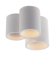 BANJIE Ceiling Light 3 Led Lights (GU10) 22 cm in Plaster