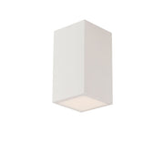 Faretto LIVING squadrato Led(E14) 11 cm In Gesso
