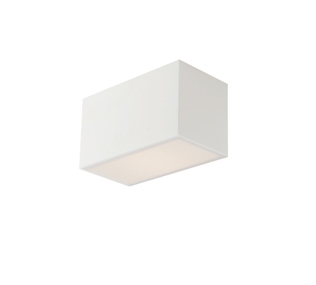 Plafoniera LIVING 2 luci Led(E14) 23 cm In Gesso
