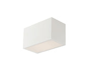 Plafoniera LIVING 2 luci Led(E14) 23 cm In Gesso
