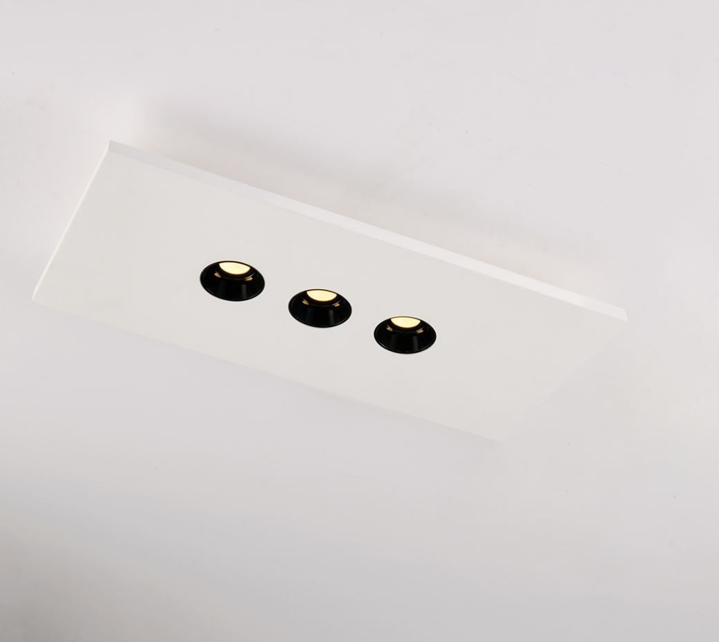 Plafoniera XICO CCT Rettangolare 40 cm In Gesso