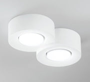 Faretto ATHEN Rotondo 2 Luci Led(GX53) 26 cm in Gesso