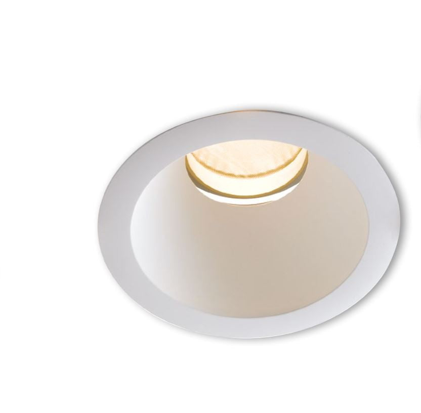 Faretto ELITE LED 10w 10 cm ad incasso in alluminio e finitura in bianco goffrato