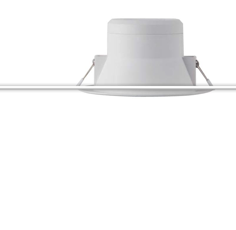 Faretto MACK 15 cm 15w ad incasso in policarbonato ed anti abbagliamento