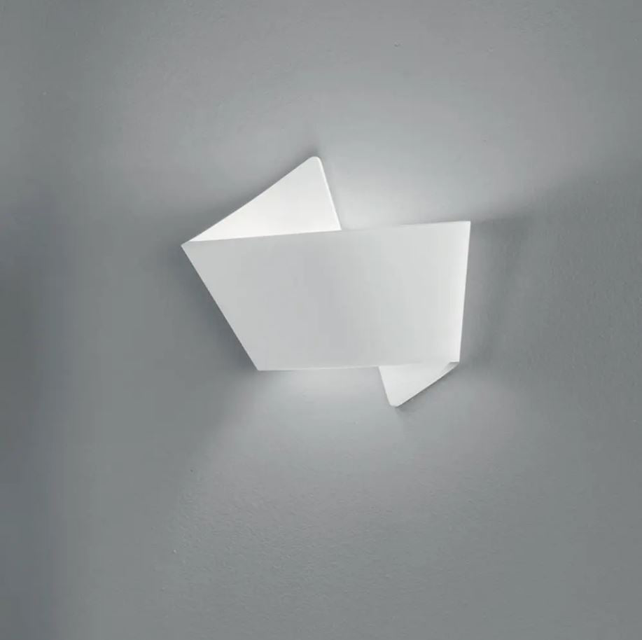 Applique ORIGAMI Led (E27) 30,5 cm in Gesso