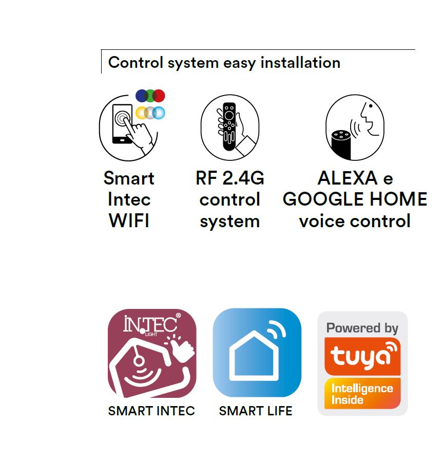 Plafoniera MOON CCT/RGBW WIFI SMART Rotonda 40 cm In Acrilico