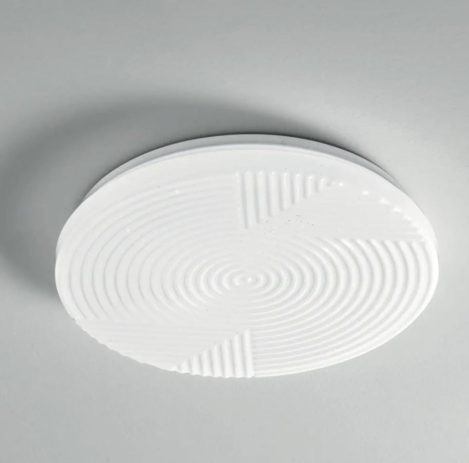 Plafoniera STREAM CCT Rotonda 40 cm In Acrilico