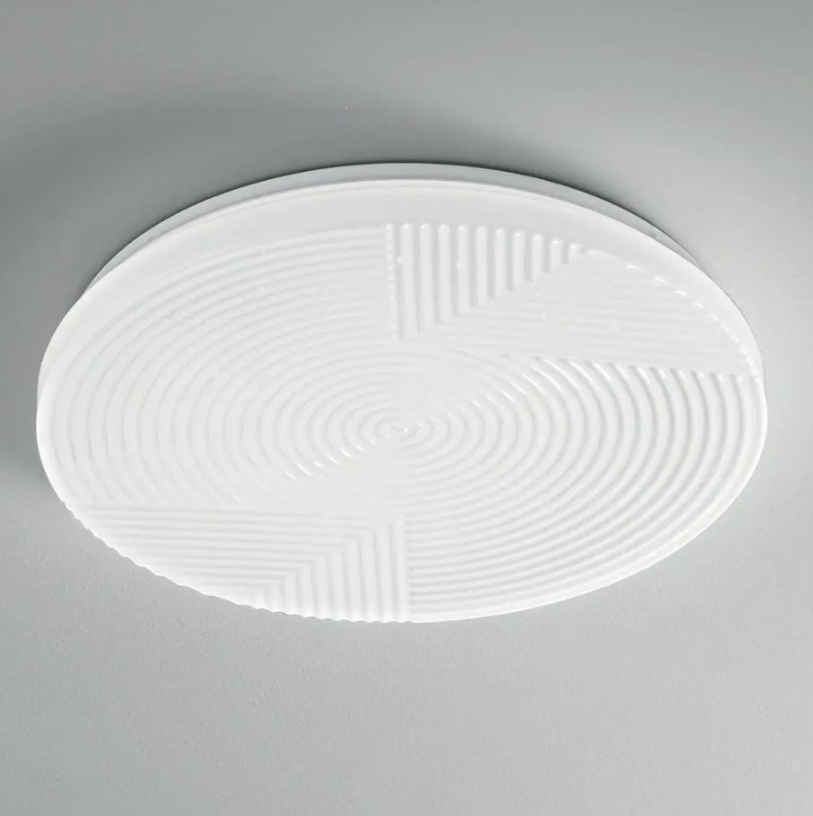 Plafoniera STREAM CCT Rotonda 50 cm In Acrilico