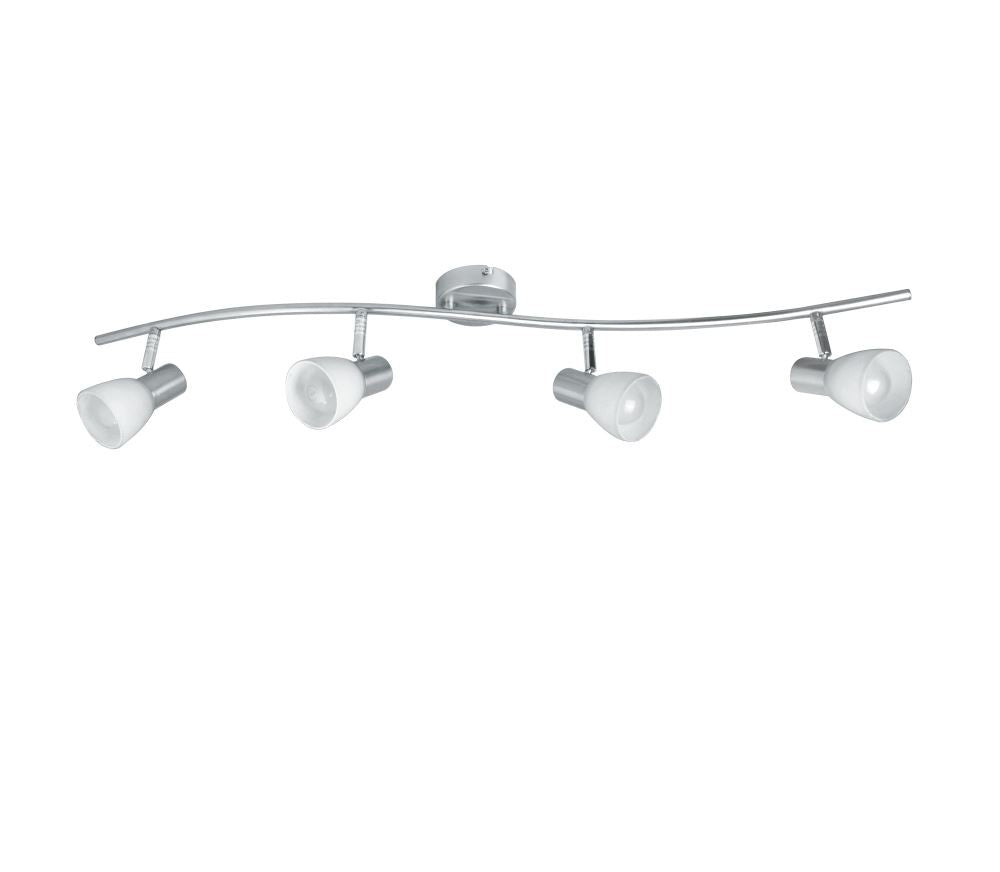 Plafoniera MITO 4 Luci Led(E14) orientabili 93,5 cm in Metallo