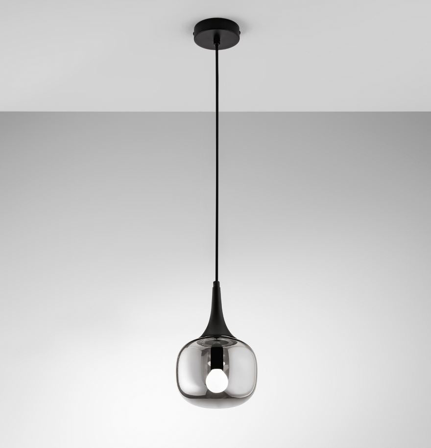 Lampadario JAIPUR a Sospensione E14 17 cm in Vetro