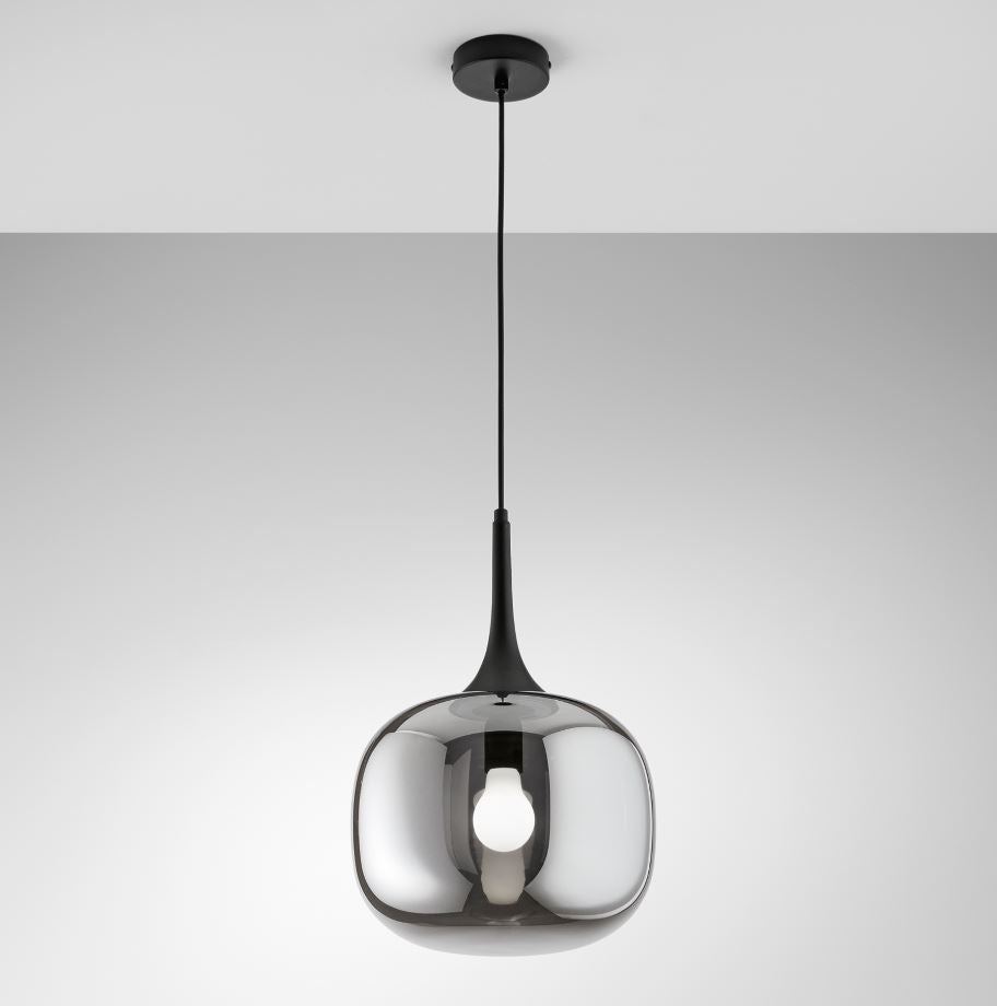 Lampadario JAIPUR a Sospensione E27 30cm in Vetro