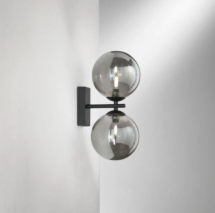 Applique HONEY 2 Sfere Led(G9) 34 cm in Metallo
