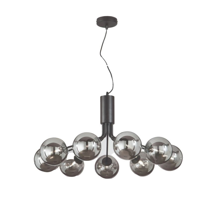Lampadario HONEY a Sospensione 9 Sfere Led(G9) 83,5 cm In Vetro