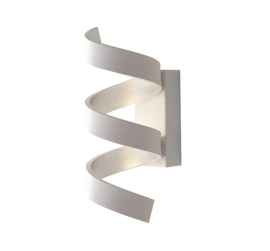 Applique HELIX Bianco LED 26cm 9W in Alluminio