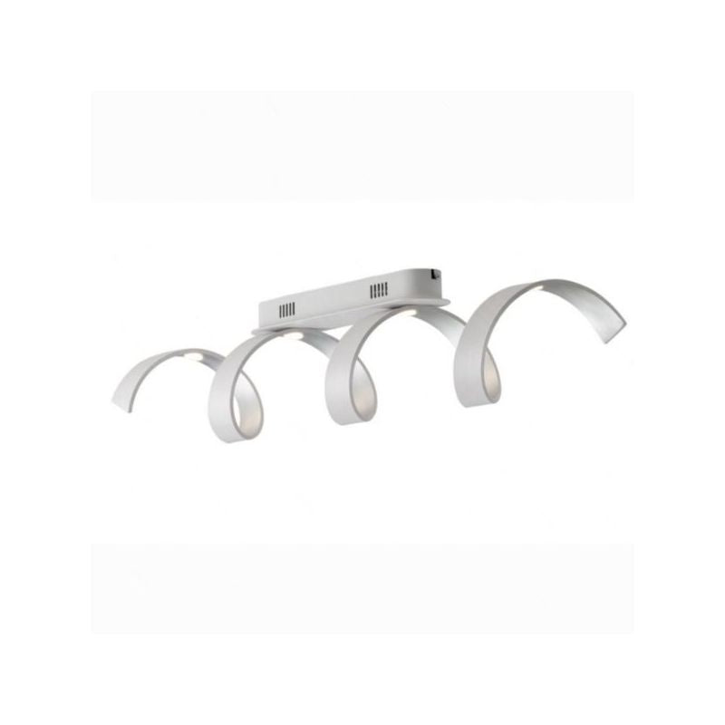 Plafoniera HELIX LED 80 cm 20W Luce Neutra in Alluminio