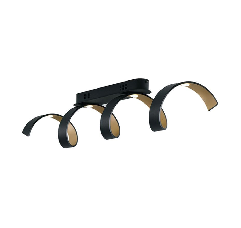 Plafoniera HELIX LED 80 cm 20W Luce Neutra in Alluminio