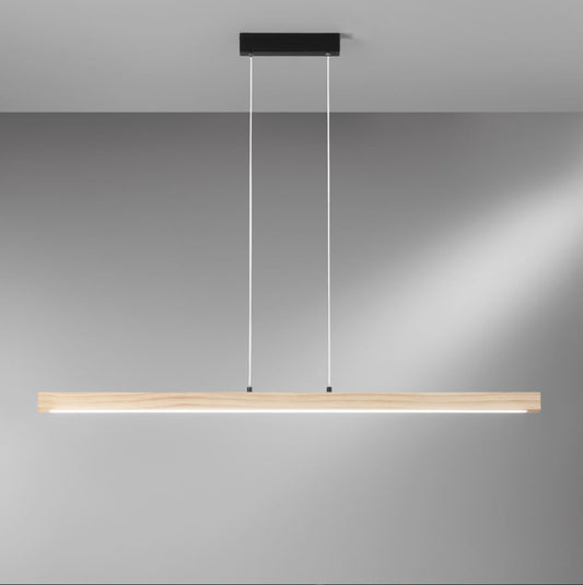 Lampadario JOSEPH a Sospensione CCT 125cm 22W in Legno