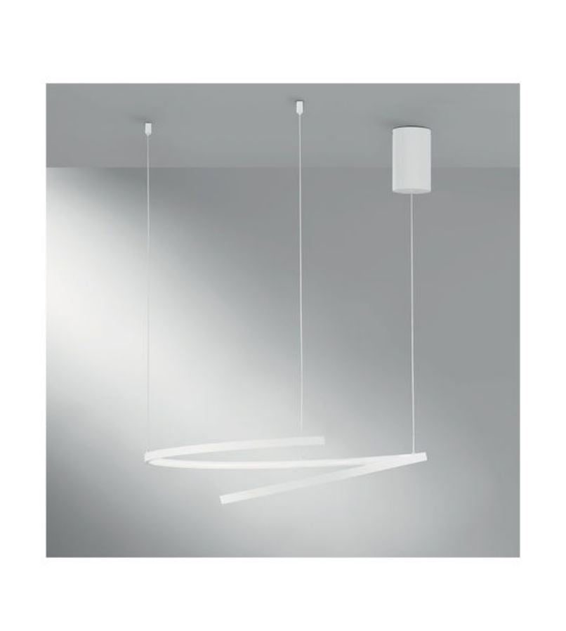 Lampadario MOMA Led CCT 150 cm 38W In Alluminio