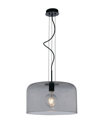 Lampadario GIBUS a Sospensione E27 30cm in Vetro