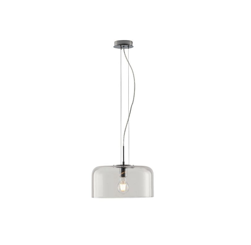 Lampadario GIBUS a Sospensione E27 30cm in Vetro